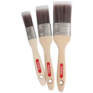 Image of ProDec Premier Oval Paint Brush Set - Pack of 3