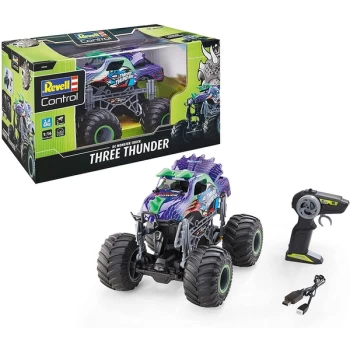 Image of RC Dino Monster Truck THREE THUNDER