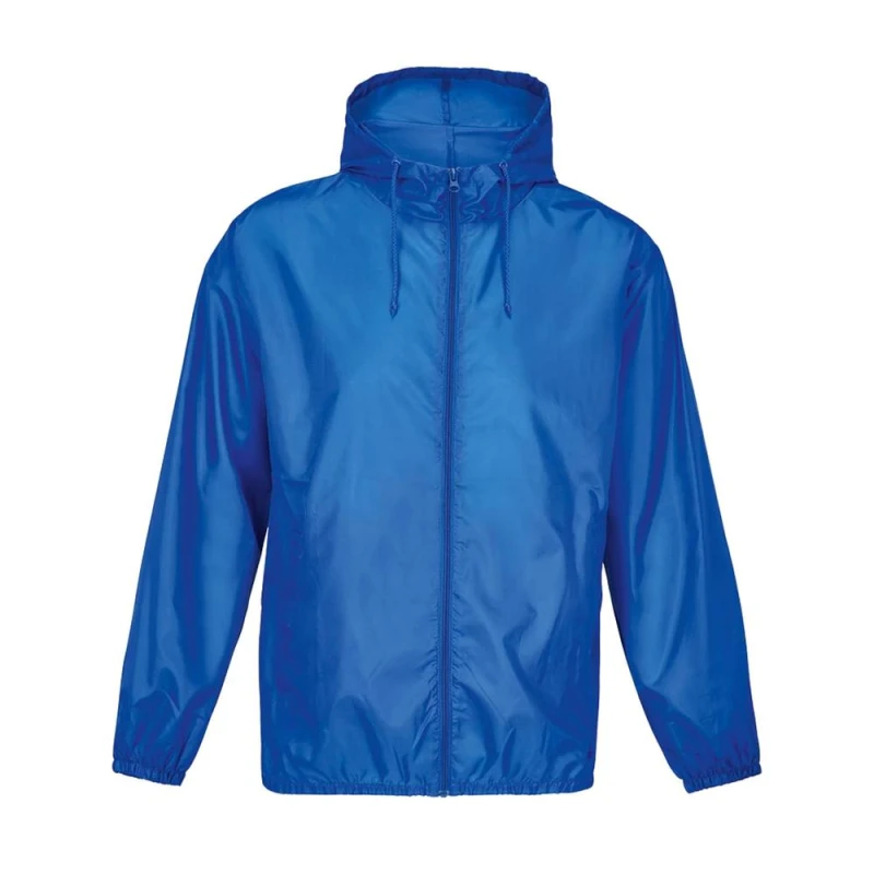Image of SOL'S Mens Shield Windproof Jacket in Blue Size: XS Blue Male XS