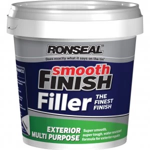 Image of Ronseal Smooth Finish Exterior Multi Purpose Ready Mix Fille 1.2KG