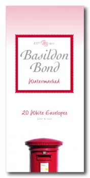 Image of Basildon Bond Envelope Medium Wht Pk20 - 10 Pack