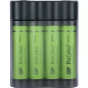 Image of GP Batteries Charge Anyway X411 Charger for cylindrical cells NiMH AAA , AA