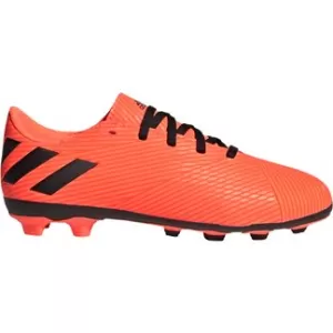 Image of adidas Junior Nemeziz 19.4 Firm Ground Football Boot - Red Black, Size 11
