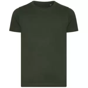 Image of Ecologie Childrens/Kids Cascades Organic T-Shirt (9-11 Years) (Bottle Green)