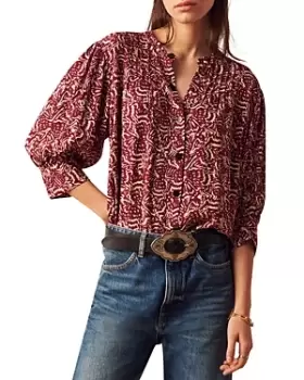 Image of ba & sh Lio Pintucked Shirt