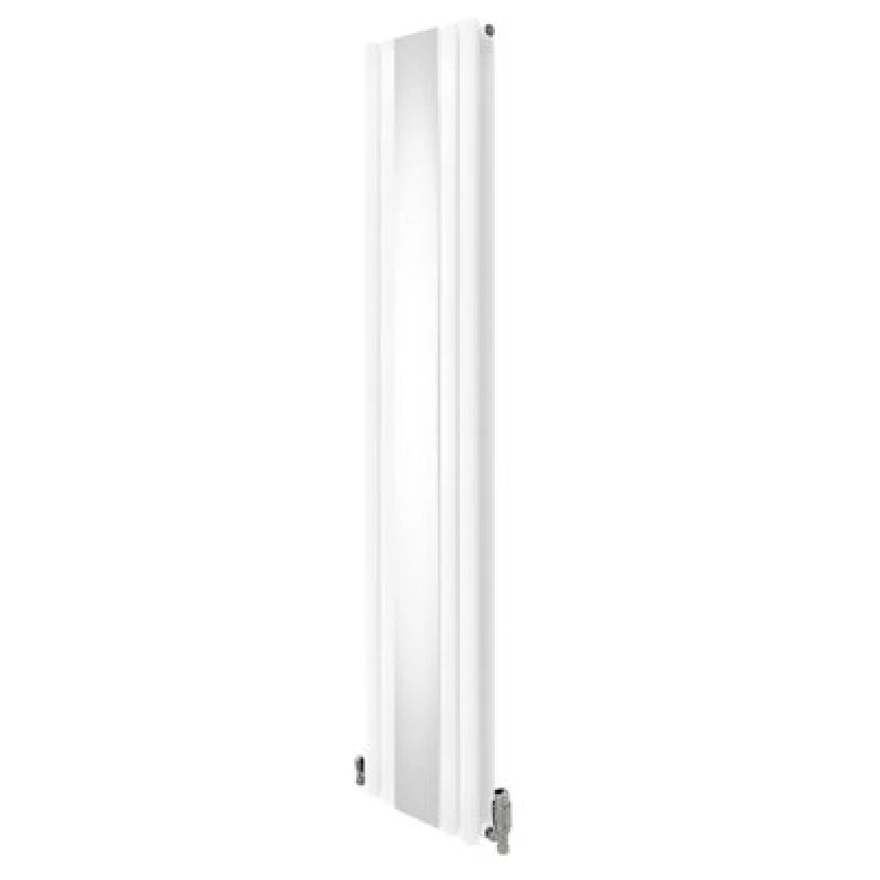 Image of MONSTER-SHOP Oval Panel Radiator With Mirror 1800mm x 380mm & trv Chrome 5055986194101
