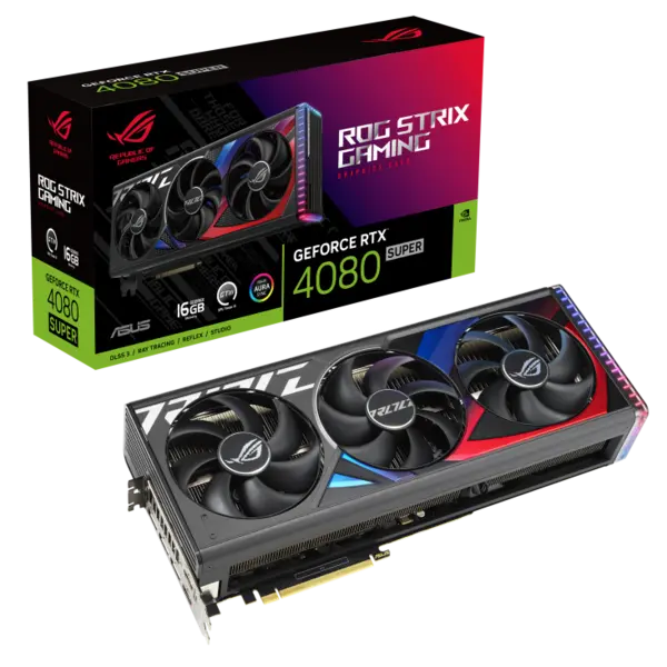 Image of ASUS ROG Strix GeForce RTX 4080 SUPER 16GB GDDR6X OC Edition Graphics Card