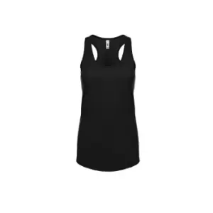 Image of Next Level Womens/Ladies Ideal Racer Back Tank Top (M) (Black)