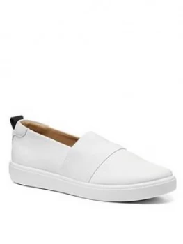 Image of Hotter Dahlia Plimsoll - White, Size 4, Women