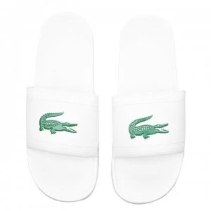 Image of Lacoste Fraiser Sliders - White/Green