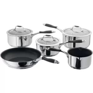 Image of Stellar James Martin 5 Piece Non-Stick Saucepan Set