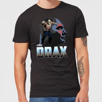 Image of Avengers Drax Mens T-Shirt - Black - 3XL - Black