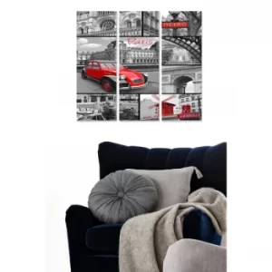 Image of MDF46581667 Multicolor Decorative MDF Painting (3 Pieces)