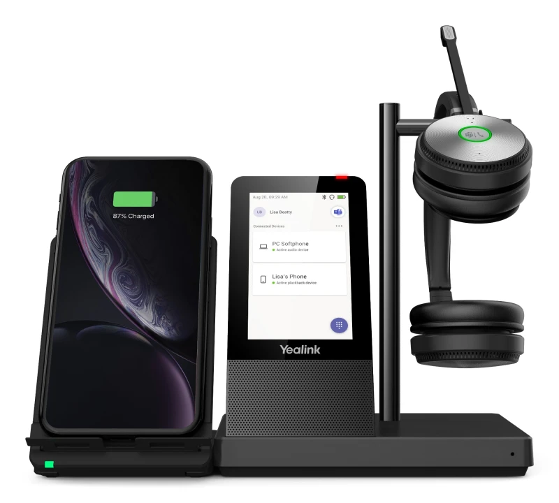 Image of Yealink WH66 DECT Wireless Headset DUAL TEAMS 1308003