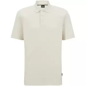 Image of Boss Piket Polo Shirt - White
