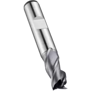 Image of C367 2.00MM HSS-E 3 Flute Flatted Shank Slot Drill - Alcrona Coated - DIN 327D