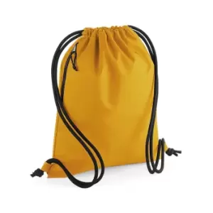 Image of BagBase Unisex Recycled Gymsac (One Size) (Mustard)