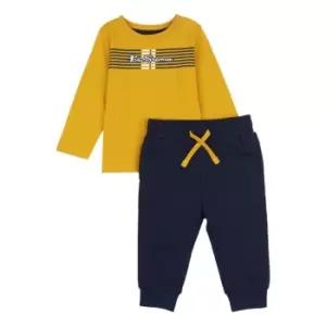 Image of Ben Sherman Ben Brcde LS T & Jg Bb99 - Yellow