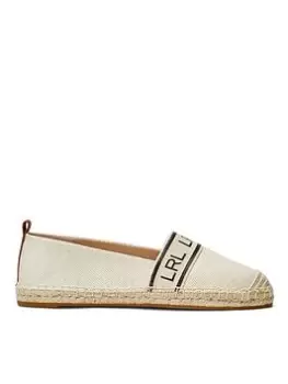 Image of Lauren by Ralph Lauren Caylee III Flat Espadrilles - Natural/Ecru , Beige, Size Us 5 = UK 3, Women
