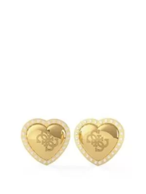Image of Guess Guess That'S Amore Ladies Stud Earrings