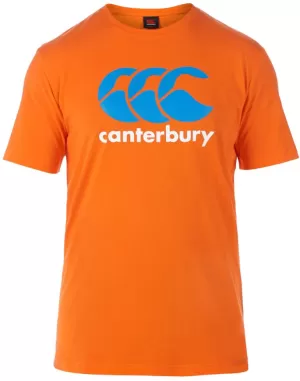 Image of Canterbury Large Logo T Shirt Junior - Orange