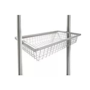 Image of Spacepro Relax Metallic Effect Metal Sliding Basket (H)200mm (W)900mm
