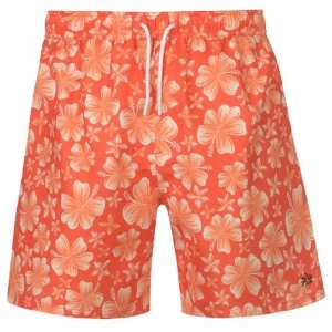 Image of Hot Tuna Printed Shorts Mens - Orange