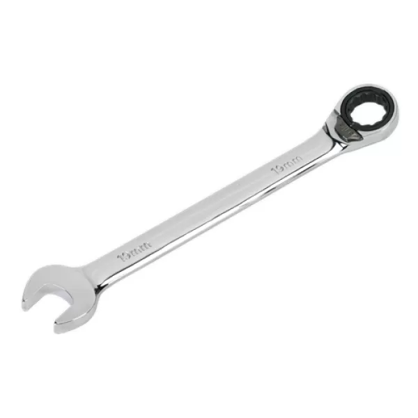 Image of Genuine SEALEY RRCW19 Reversible Ratchet Combination Spanner 19mm