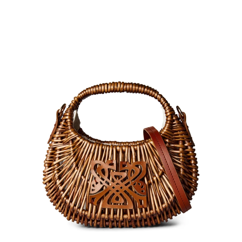 Image of Biba Womens Wicker Shoulder Bags Natural female One Size