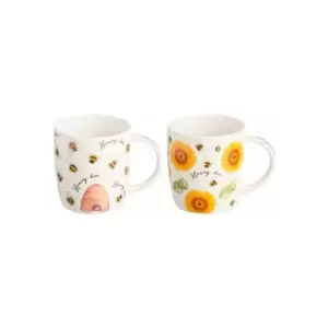 Image of Price & Kensington Honey Bee Mugs Assorted 340ml - 0059.140