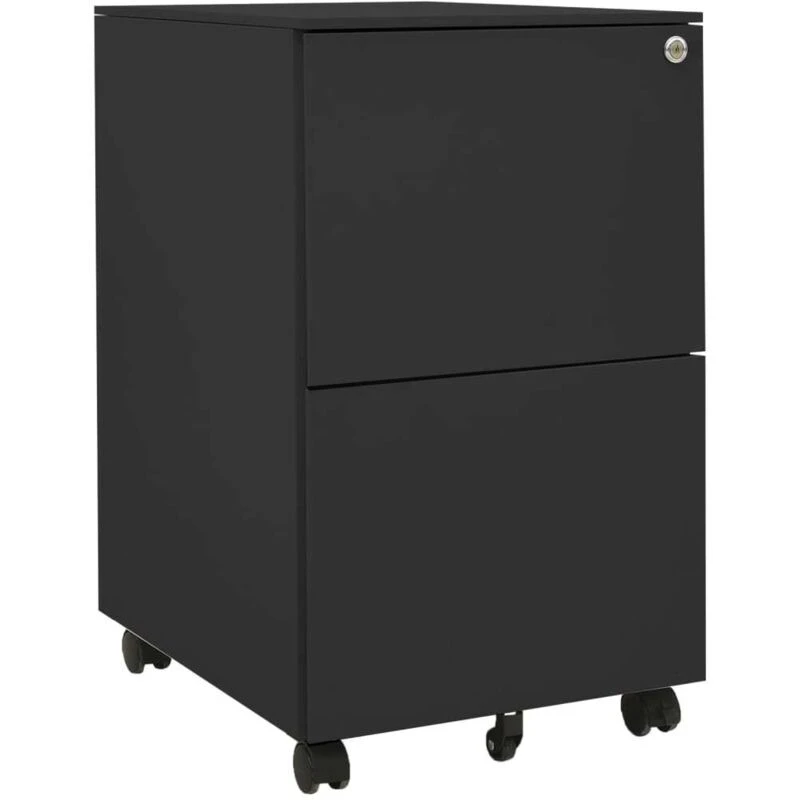 Image of VIDAXL Mobile File Cabinet Anthracite 39x45x67cm Steel Vidaxl 8720286564080