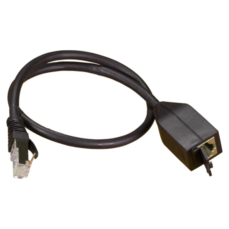Image of Cablenet 1m MPTL Cat6a Black S/FTP LSOH 26AWG Cable Adaptor