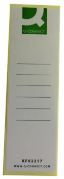 Image of Q Connect Lever Arch Spine Labels Pk10