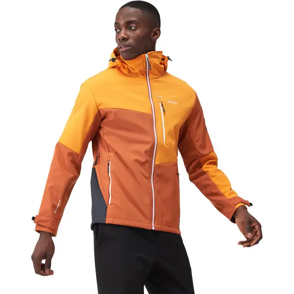 Image of Regatta Mens Hewitts IX Breathable Hooded Softshell Jacket XL - Chest 43-44' (109-112cm)