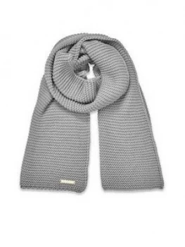 Image of Katie Loxton Chunky Knit Scarf - Grey