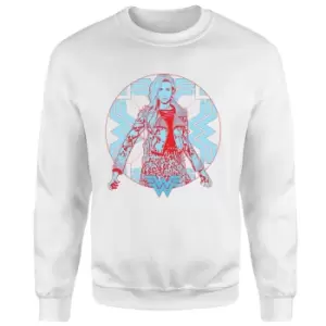 Image of Wonder Woman Core The Cheetah Sweatshirt - White - S