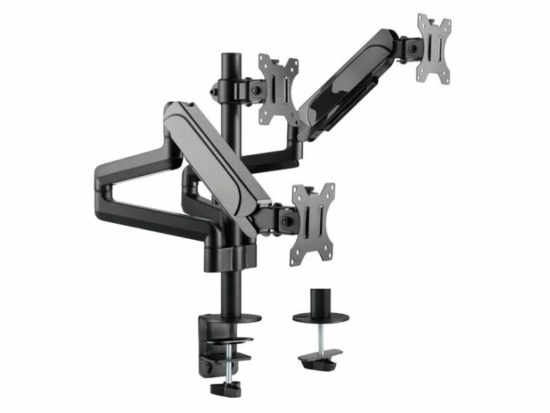 Image of Equip 17"-27" Triple Monitor Desk Mount Bracket