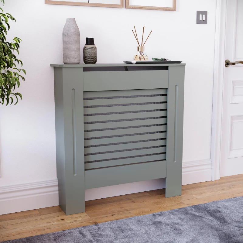 Image of Lassic Vida Designs Milton Radiator Cover, Small Grey unisex Small
