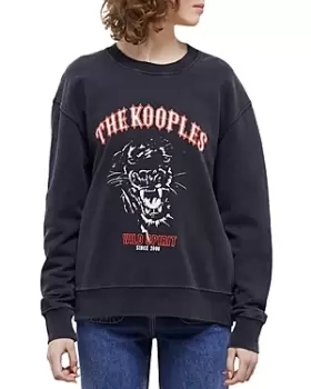 Image of The Kooples Tiger Graphic Sweatshirt