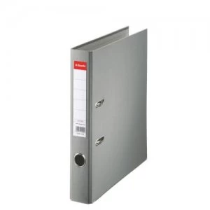 Image of Esselte Essentials Lever Arch File A4 PP 50mm Grey PK25
