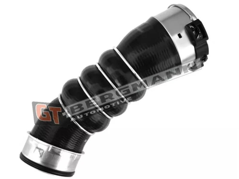 Image of VAICO V20-2721 Turbocharger Hose Rubber with fabric lining, Q+, original equipment manufacturer quality Rubber with fabric lining Charger Intake Hose