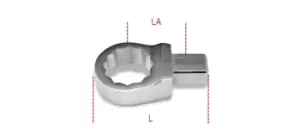 Image of Beta Tools 653 8mm Bi-Hex Ring Wrench for Rect. Dr 9x12mm Torque Bar 006530008
