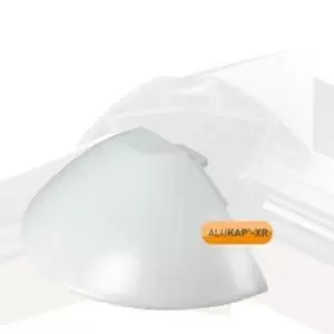Image of Alukap Xr Ridge Radius End Cap, (L)0.09M (W)180mm