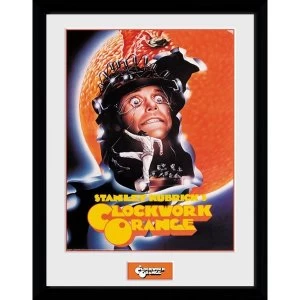 Image of Clockwork Orange Orange Framed Collector Print