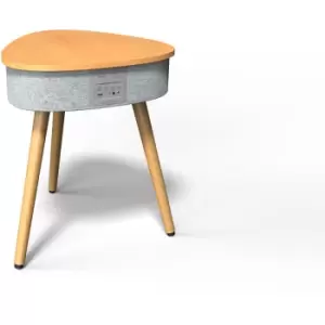 Image of Rest Wireless Charging & Bluetooth Side Table Oak - Oak - I-box