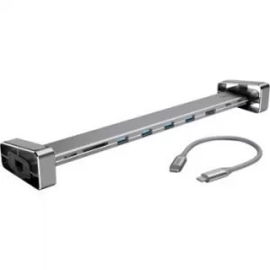 Image of Hama 00200103 USB-C docking station Compatible with: Universal USB-C powerd