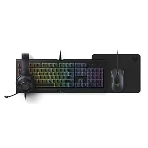 Image of Epic Gaming Keyboard, Mouse, Headset & Gaming Surface Bundle