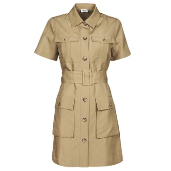 Image of Liu Jo WA1301-T4818-X0365 womens Dress in Beige - Sizes IT 40,IT 42,IT 44,IT 46