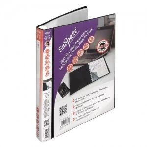 Image of Snopake ReOrganiser Display Book A4 40 pocket Black