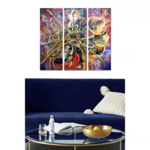 Image of MDF1105724408 Multicolor Decorative MDF Painting (3 Pieces)